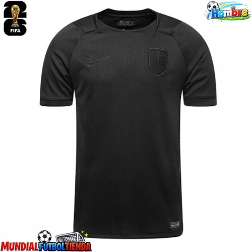 Camiseta Noruega Segunda Equipación Replica Mundial 2026 mangas cortas